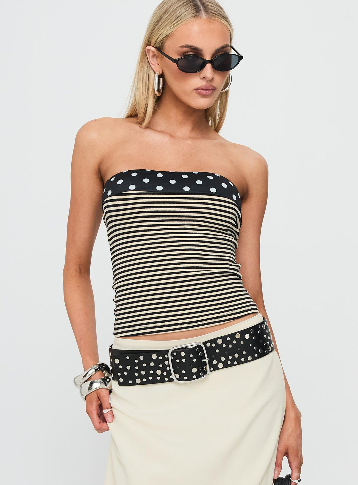 Virenna Strapless Top Multi