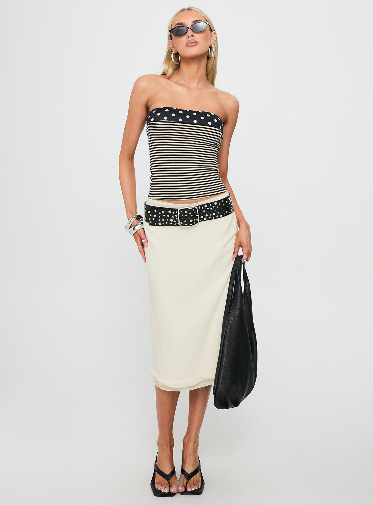 Virenna Strapless Top Multi