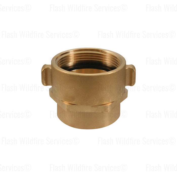 2.5" Female NPT X Female BAT Brass Single Swivel