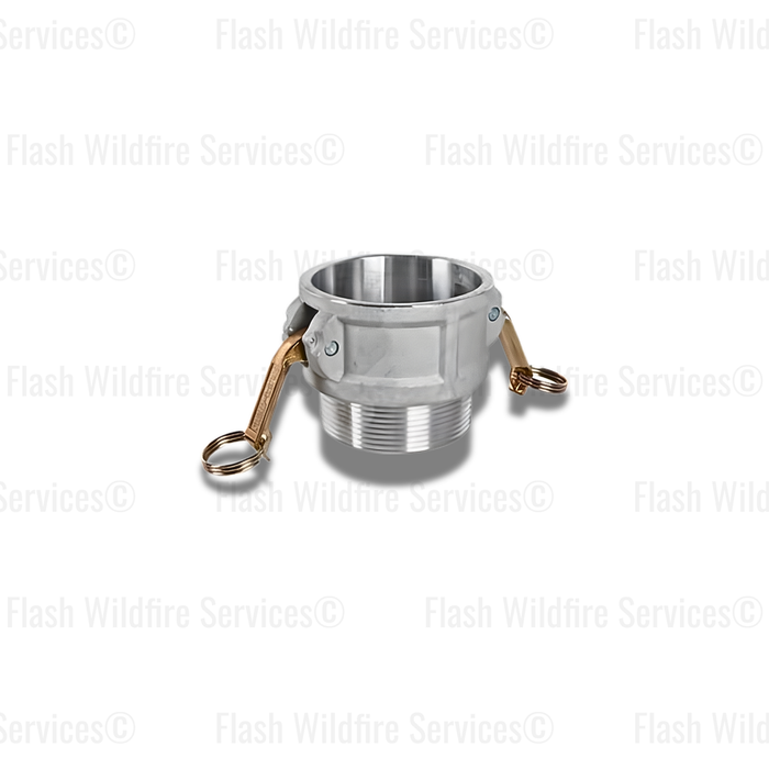 3" Aluminum Camlock Part B - Male NPT Coupler