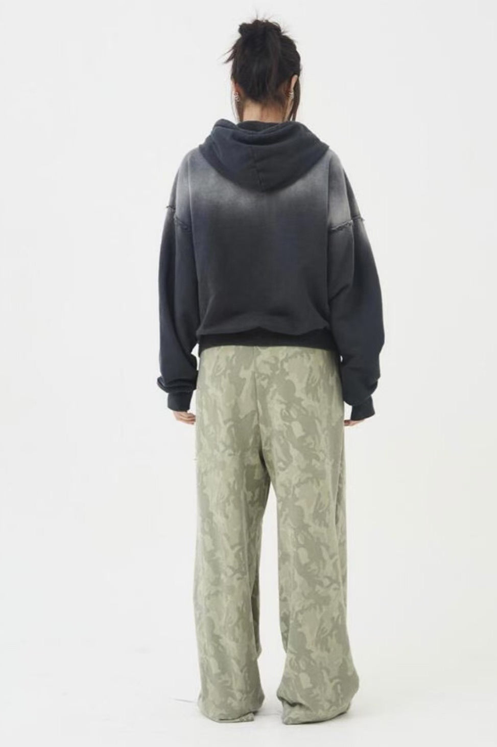 Vintage Washed Gradient Hoodie