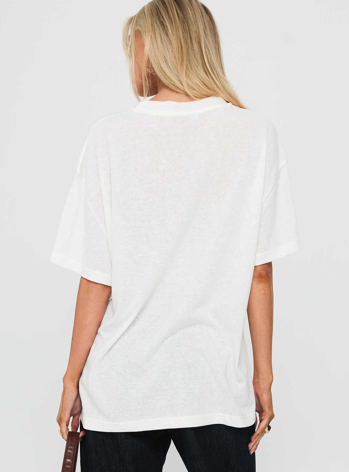 Zaydee Oversized Tee White