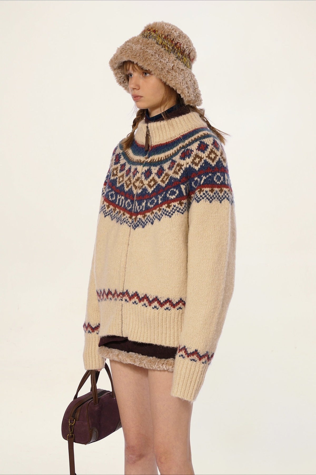 Vintage Fair Isle Knit Sweater