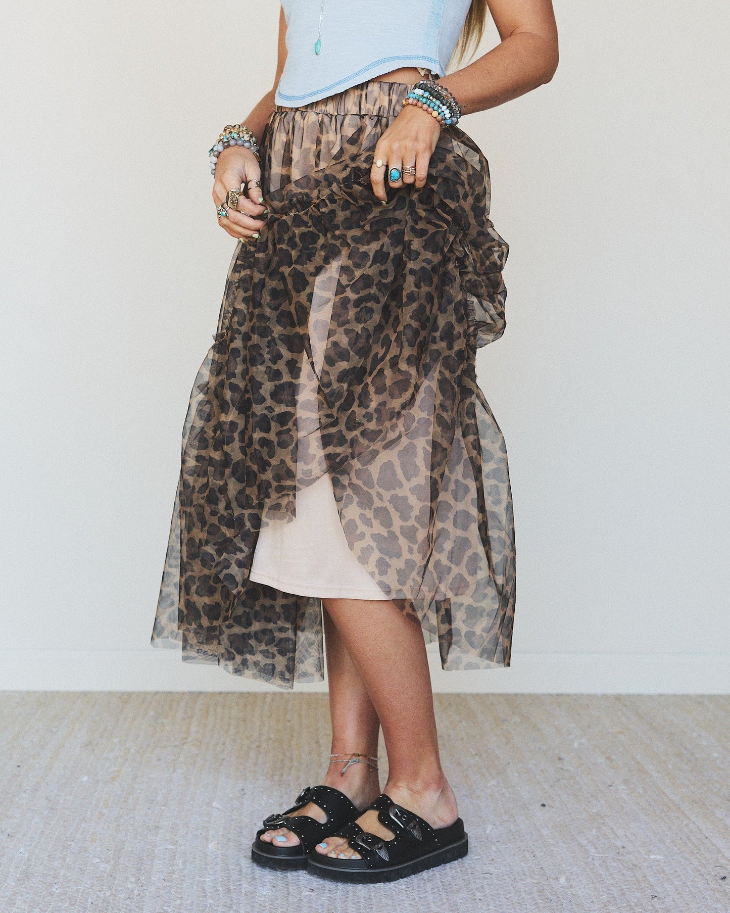Wild Night Maxi Skirt - Mocha
