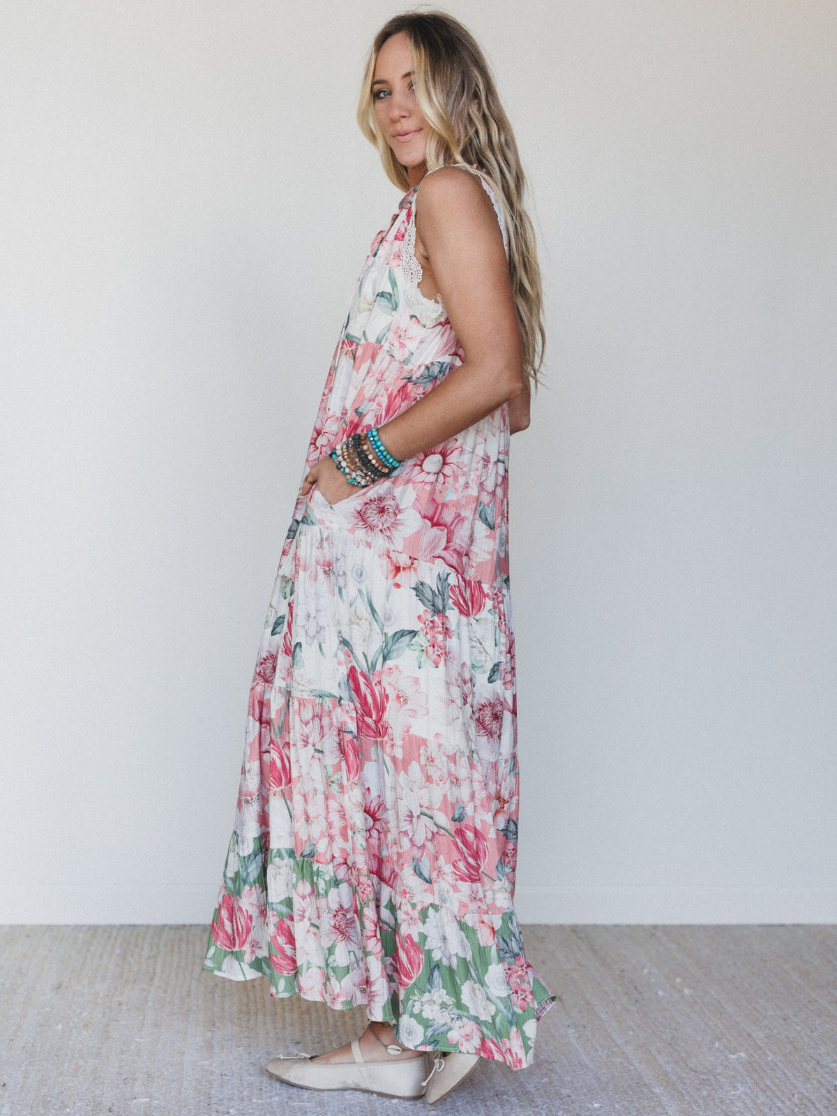Zeya Floral Maxi Dress - Floral Multi