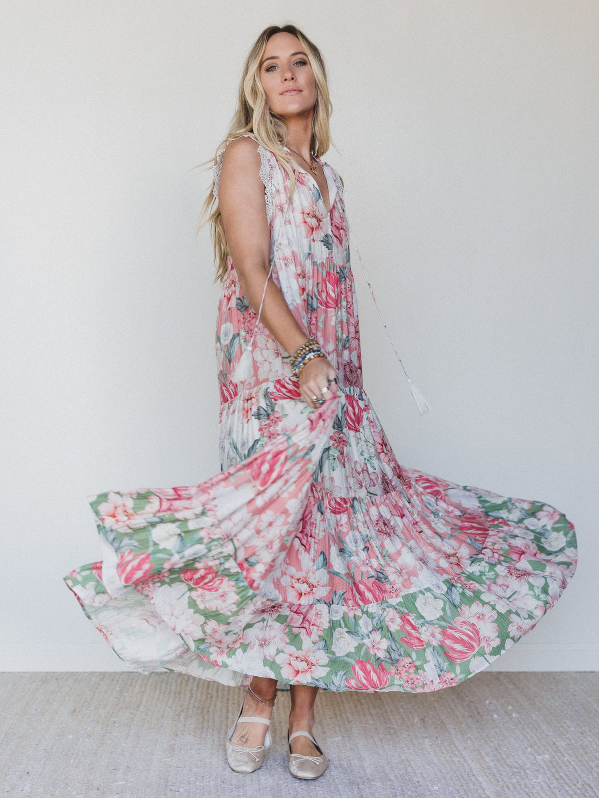 Zeya Floral Maxi Dress - Floral Multi