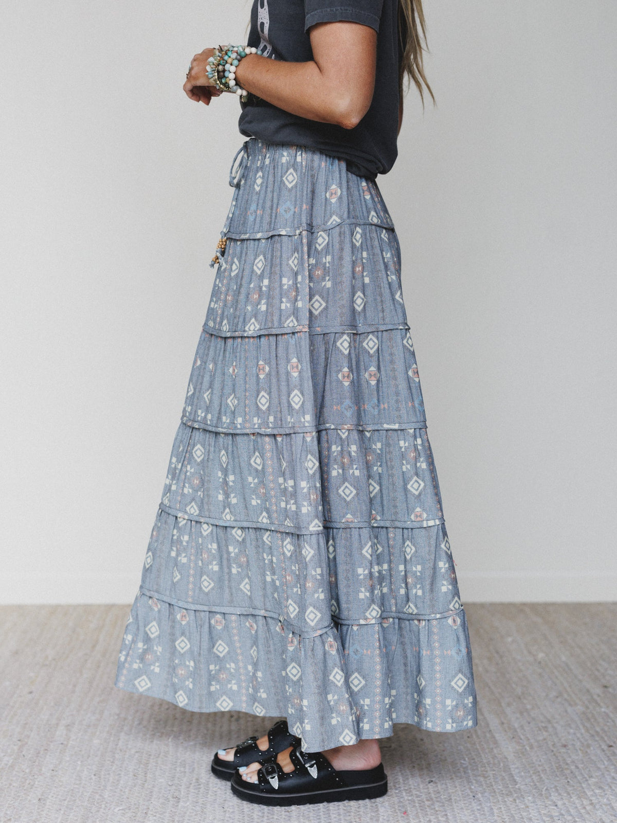 Timeless Love Maxi Skirt - Denim