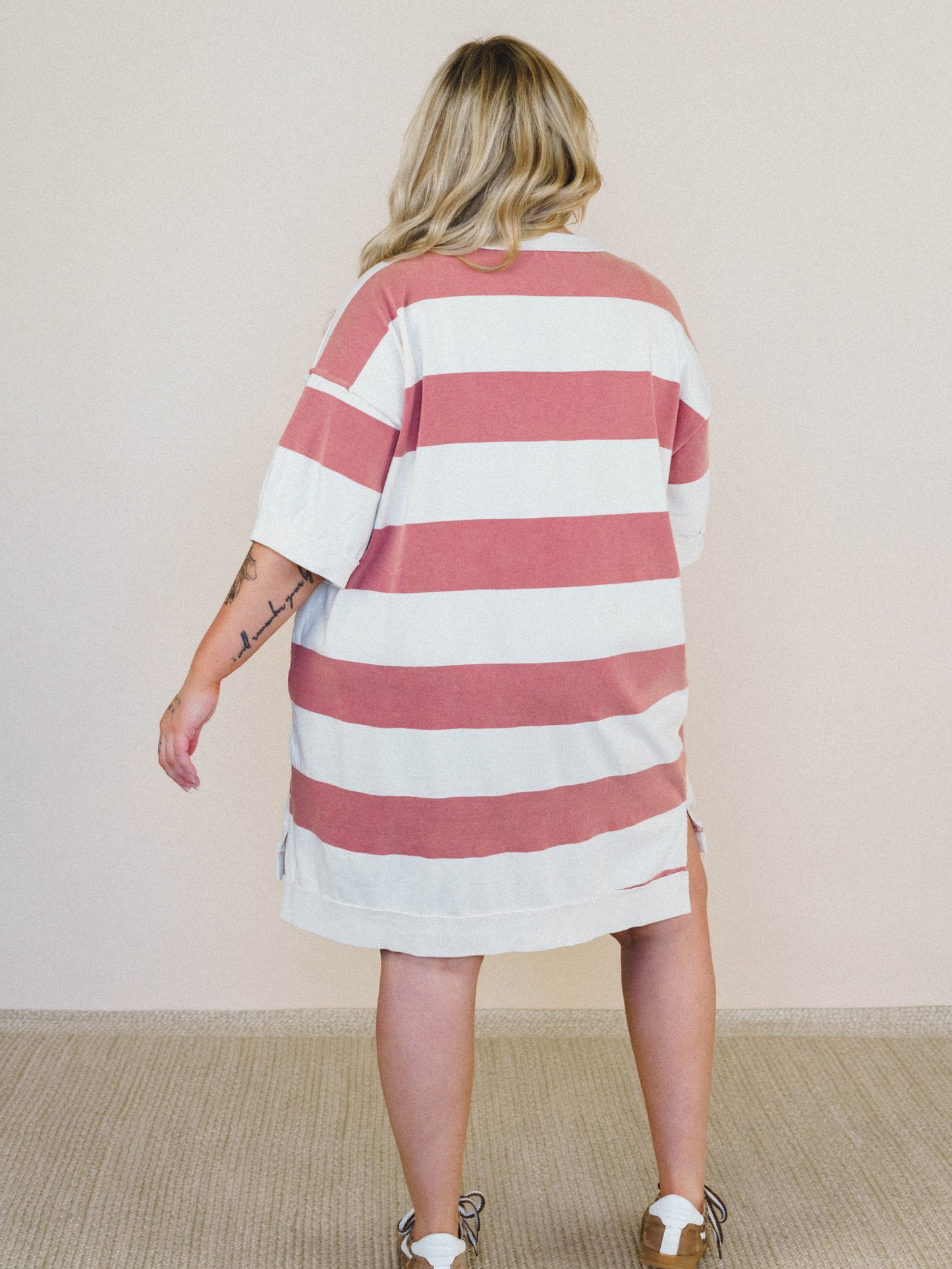 Bright Idea Tee Dress
- Crimson