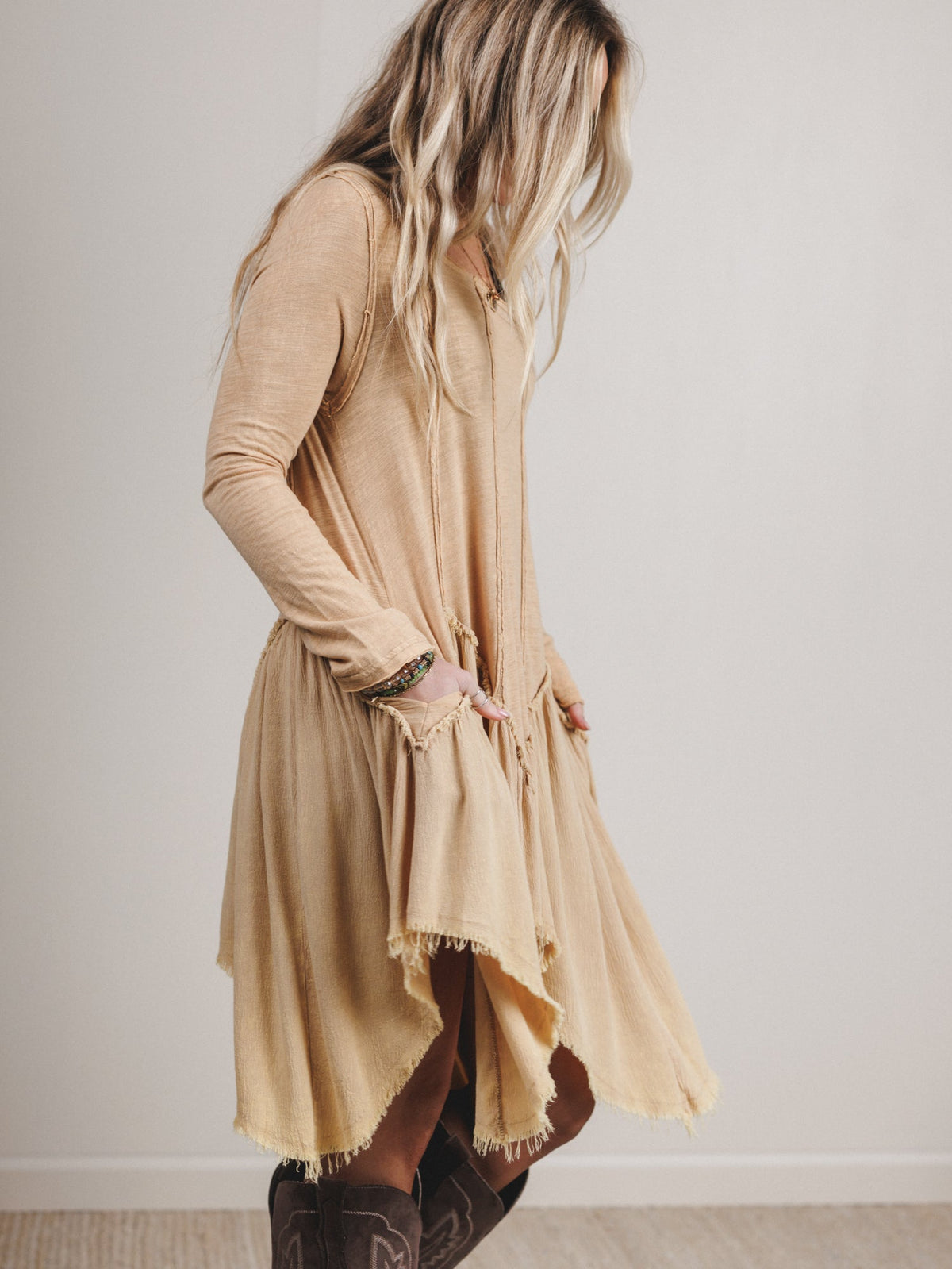 Full of Hope Dress - Biscuit
