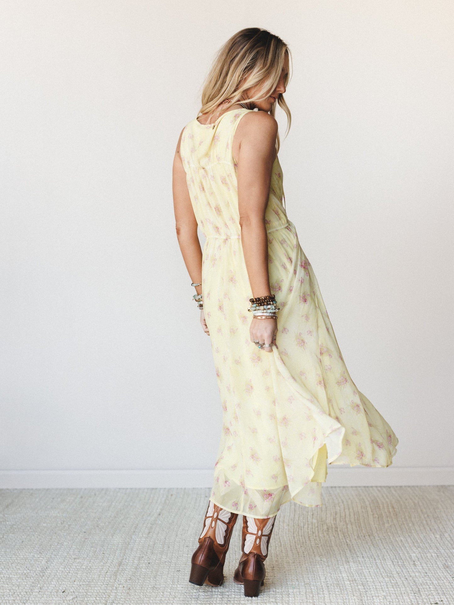 Spring Light Dress
- Lemon Multi