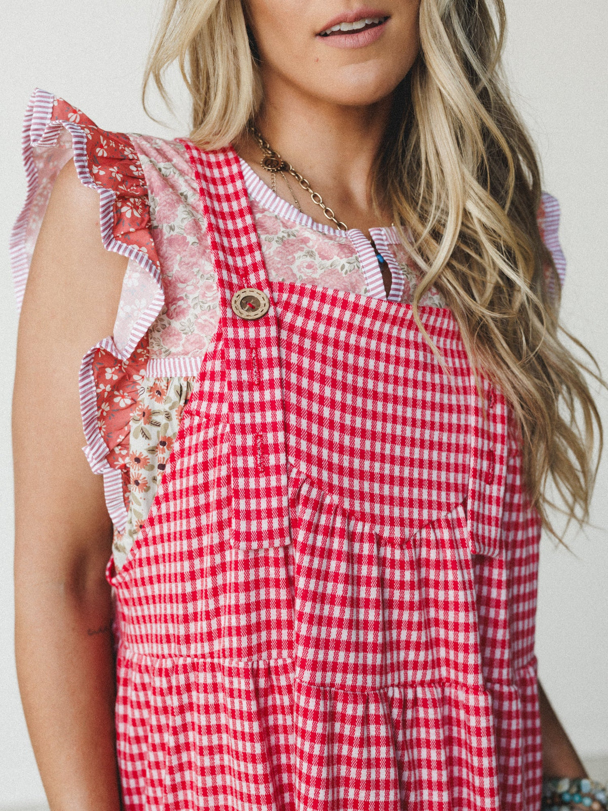 The Nest Under The Palms Dress - Red
