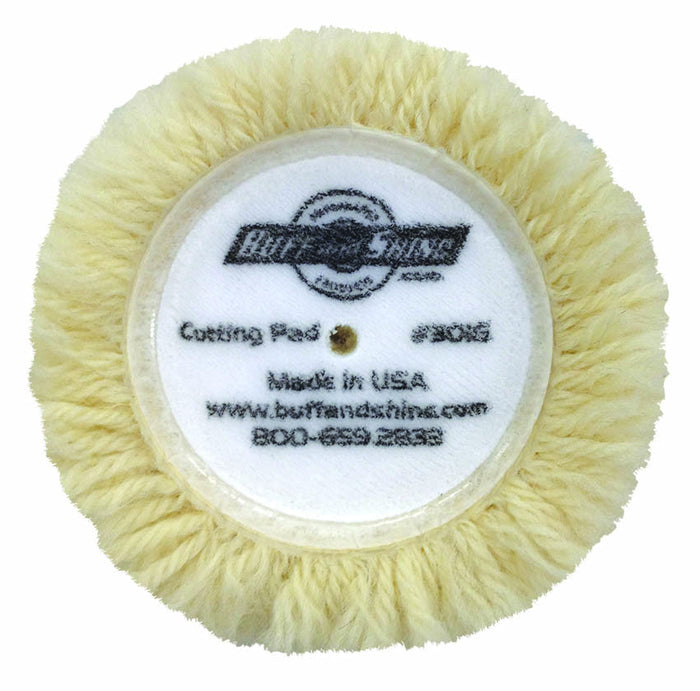 Buff & Shine 3" White Wool Grip Pad