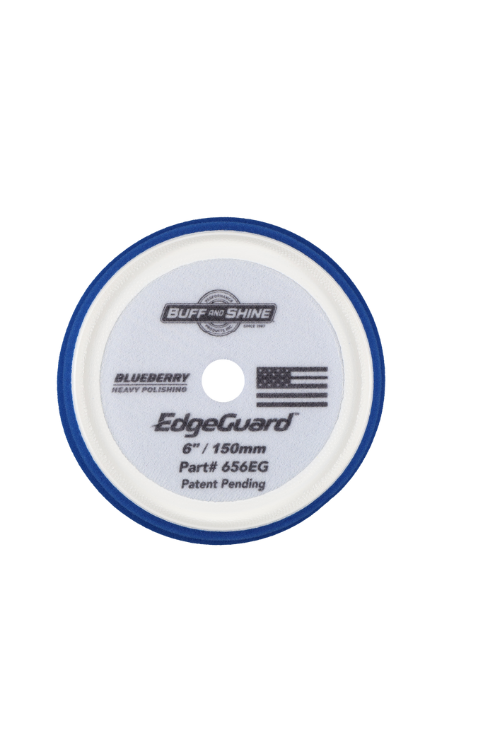 Buff & Shine EdgeGuard Heavy Polishing Blueberry Foam Pad