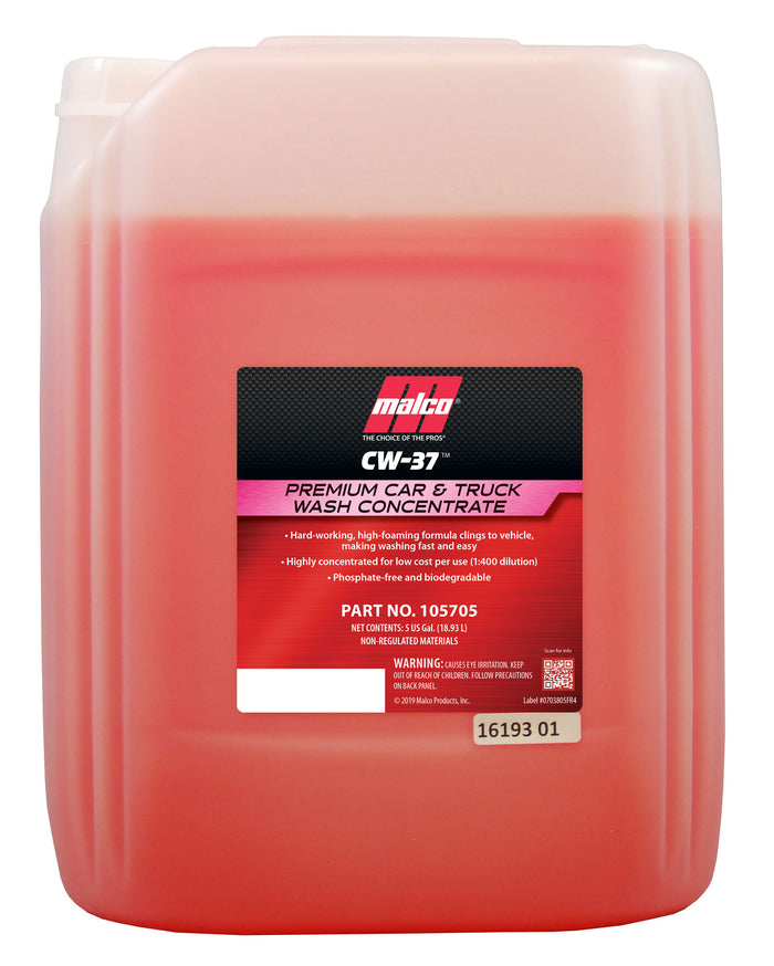 Malco CW-37™ Premium Car & Truck Wash Concentrate
