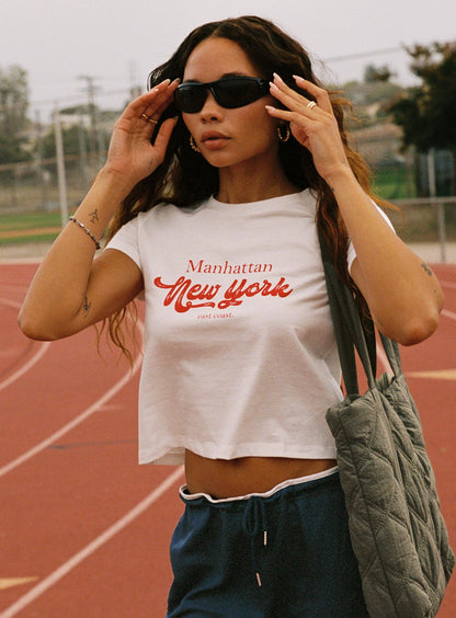 East Coast Nyc Tee White