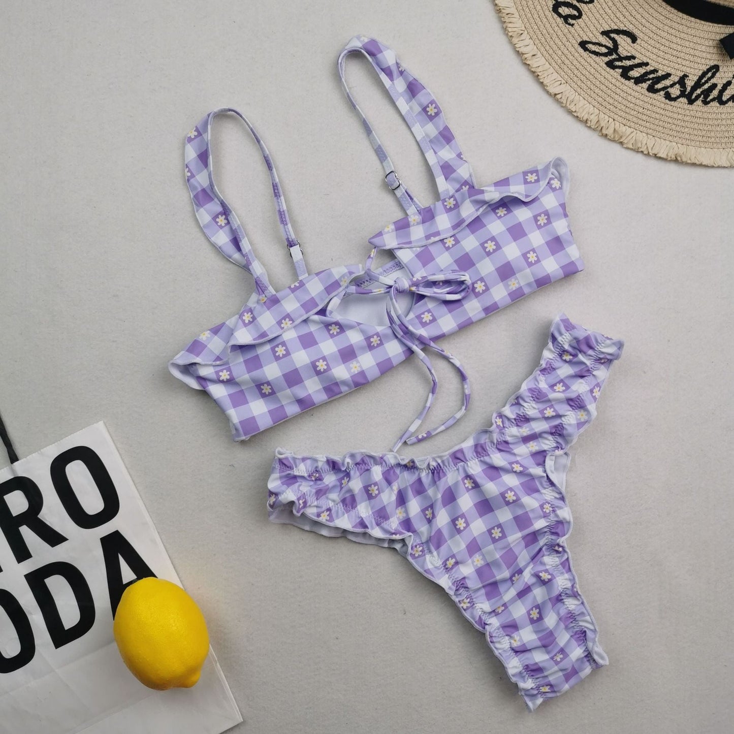 Multicolor Bikini Set