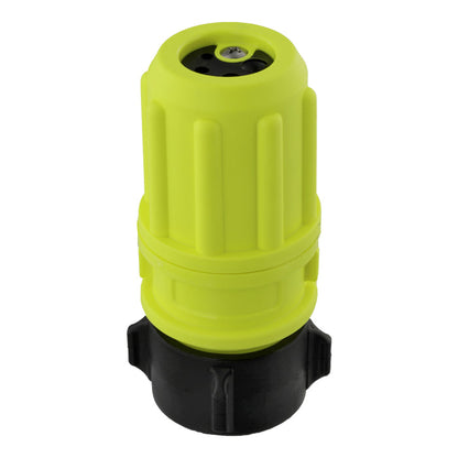 Revolver Nozzle, adjustable flow patterns, 5 to 8 GPM, 1½" NPSH, Yellow - 4044-NP - Scotty Firefighter