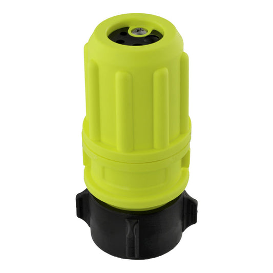 Revolver Nozzle, adjustable flow patterns, 5 to 8 GPM, 1½" NPSH, Yellow - 4044-NP - Scotty Firefighter