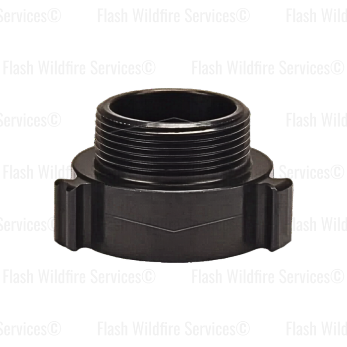 1.5 inch NST female x NPT male aluminum hydrant adapter with rocker lug