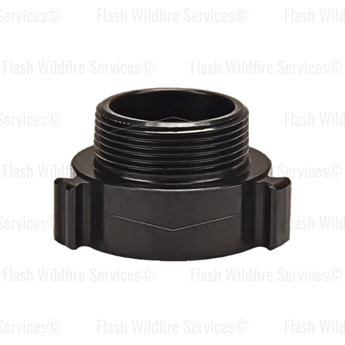 1.5 inch NST female x NPT male aluminum hydrant adapter with rocker lug