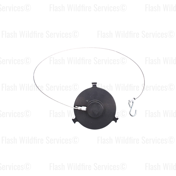 1.5 inch NST NH aluminum rocker lug cap with cable top view