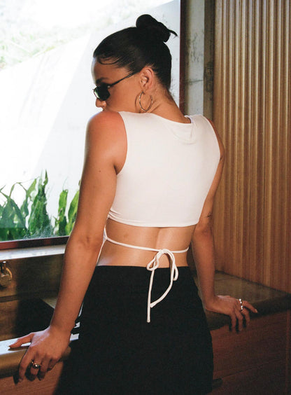 Uzo Top White