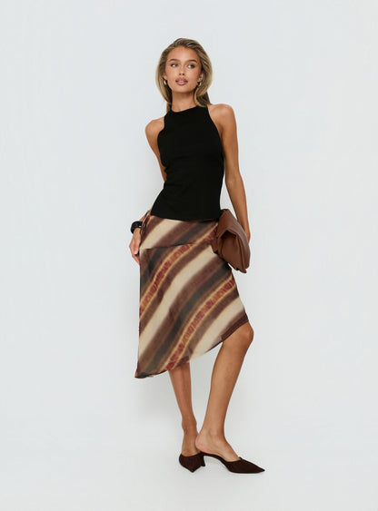 Harlene Back Detail Top Black