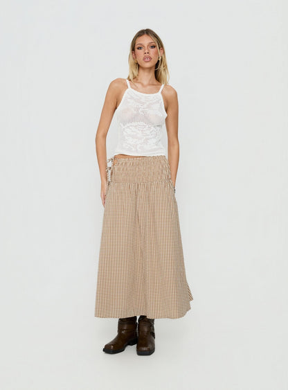 Moon Glow Lace Crochet Cami Top Cream