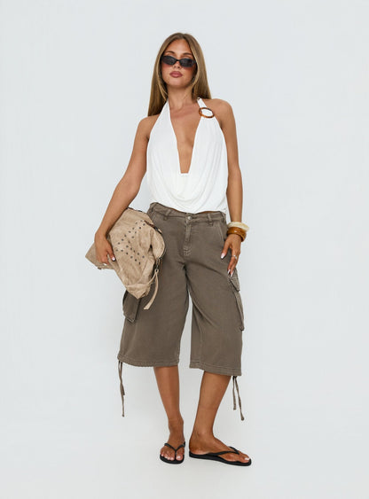 Lanelle Ring Detail Top White
