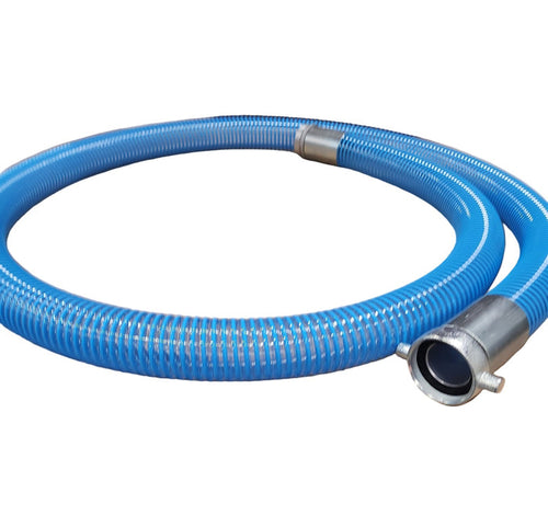 2" X 10' Blue PVC Suction Hose W/ NPSH Ends - 400195 -  Genuine WATERAX Parts