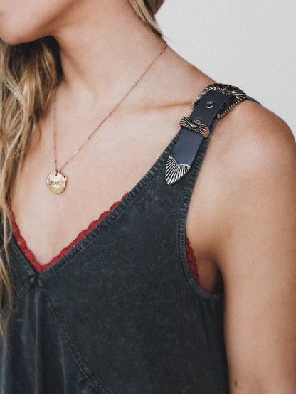 Whisked Away Dress - Charcoal