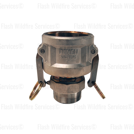 3" Cam & Groove Type B Jump Size Coupler x 2" Male NPT