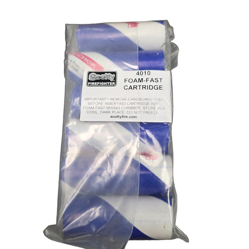 3"  Foam-Fast Cartridges FOR 4000-MINI Foam-Fast Units, Pkg of 6 - 4010CART3PC - Scotty Firefighter