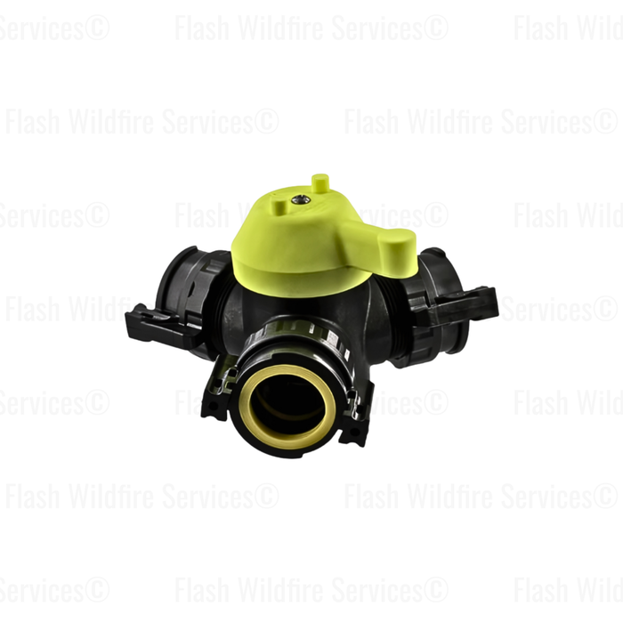 3 Way Valve 1½" QTQC, w/ 4089 Quarter Turn Quick Connects