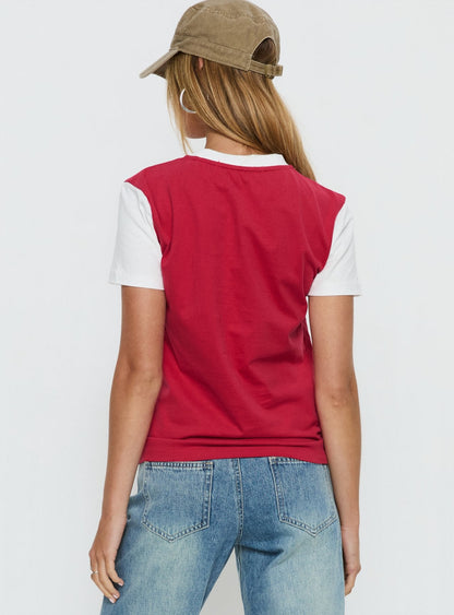 Te Amo Tee Crimson