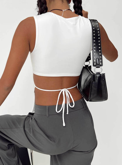 Uzo Top White
