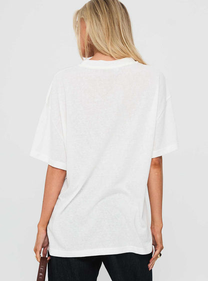 Zaydee Oversized Tee White