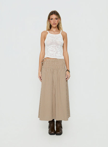 Moon Glow Lace Crochet Cami Top Cream