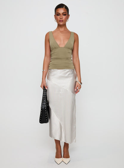 Sublime Ruched Top Green
