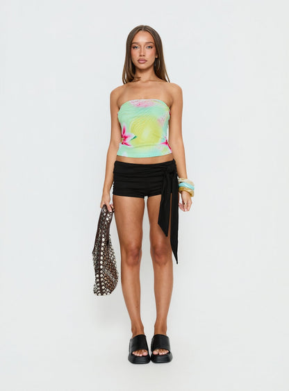 Lorren Strapless Top Multi Floral