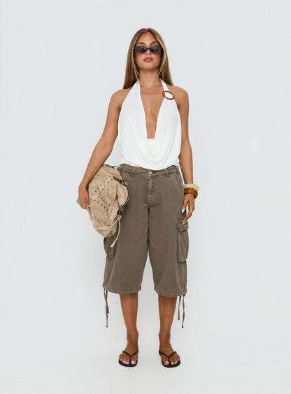 Lanelle Ring Detail Top White