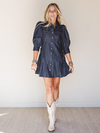 American Classic Dress - Indigo