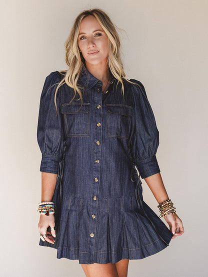 American Classic Dress - Indigo