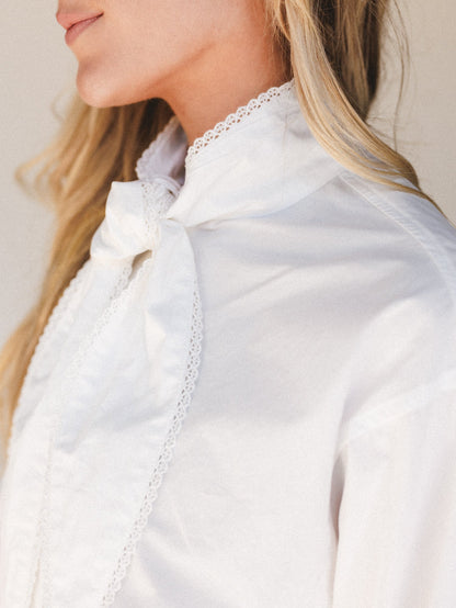 Tied With a Bow Blouse - Off White