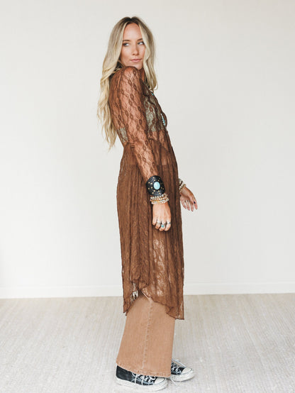 Sunstone Vale Dress - Mocha