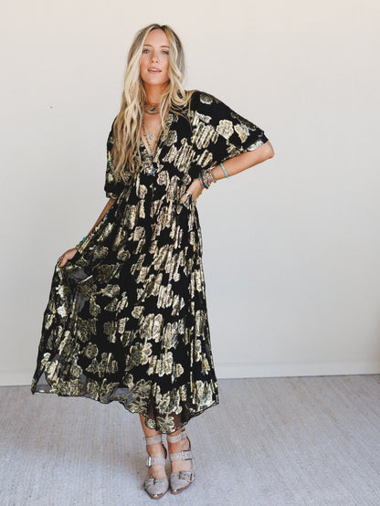 Nightflower Dress - Black