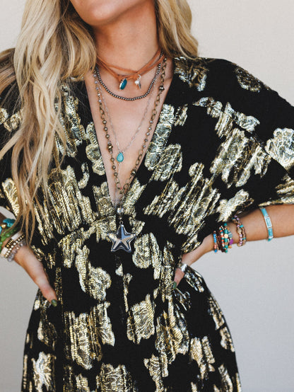 Nightflower Dress - Black