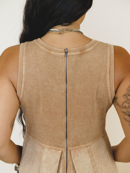 Jungle Beat Cargo Maxi Dress - Toast