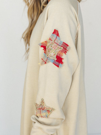 Starfall of Wonder Long Sleeve Dress
 - American Pear