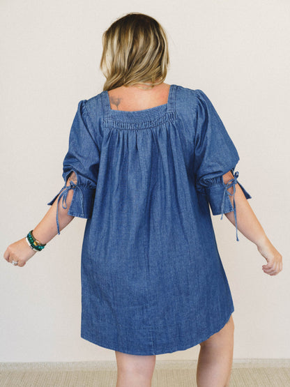 Her Journey Dress - Dark Denim